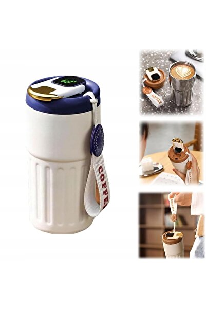 Inna marka CANĂ TERMICĂ PENTRU CAFEA ȘI CEAI, STICLĂ INTELIGENTĂ CU AFISAJ 500ML