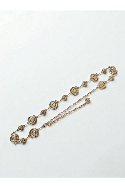 Kemerix Women's Original Gold Tarnish Chain Belt