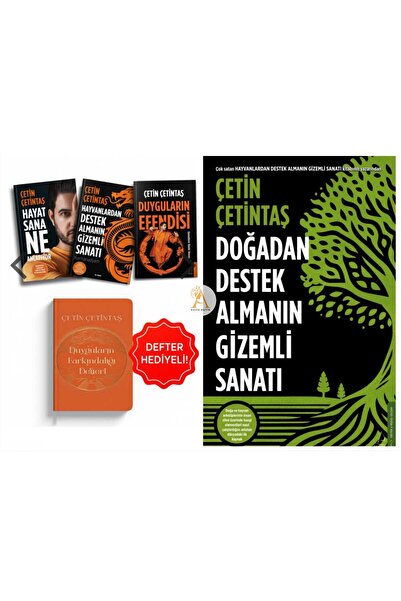 Destek Yayınları Çetin Çetintaş 4 kitap ve Defter Hediyeli Set