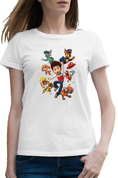 OEM Tricou femei Paw Patrol Toata Echipa Caini Politisti