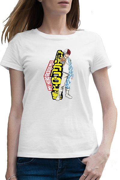 OEM Tricou femei Manga Superhero Todoroki Hero Academia Anime