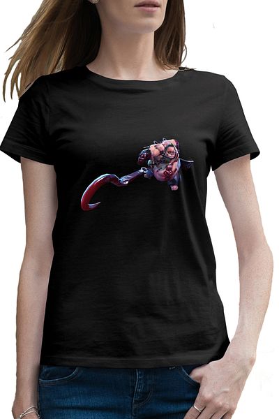OEM Pudge Dota 2 Superhero Horror Halloween Women's T-Shirt