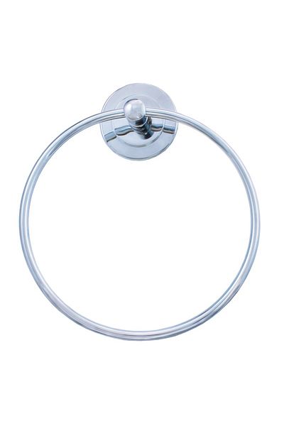 flores Metal towel holder, adhesive fastening, 217Y, shiny chrome, Ø 160 mm