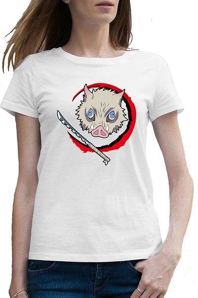 OEM Tricou femei Demon Slayer Inosuke Hashibira Anime Manga