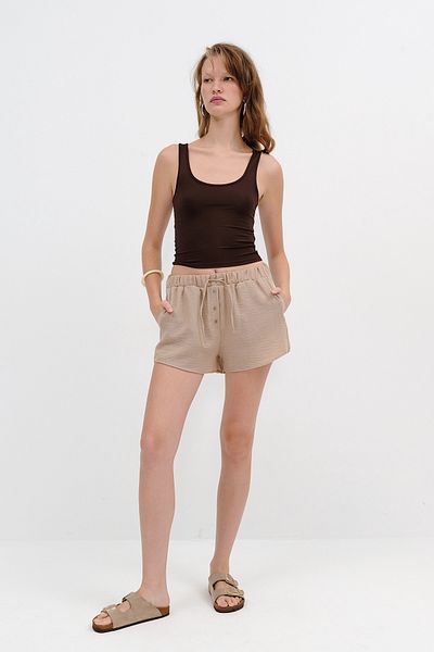 Addax Button Detailed Shorts Ş18325