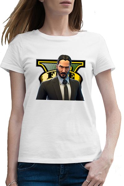 OEM Tricou femei John Wick Fortnite GTA