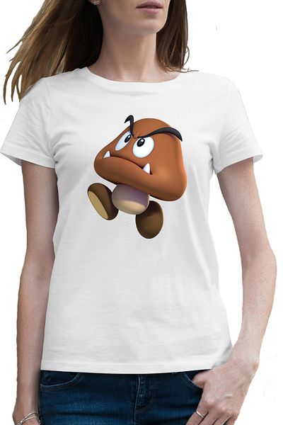 OEM Tricou femei Super Mario Bros Ciuperca Galaxy