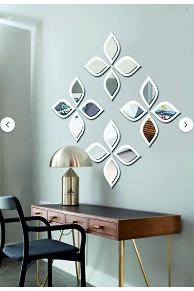 Genel Markalar Beyaz Su Damlası Dekoratif Pleksi Ayna, şık ve modern dekorasy...