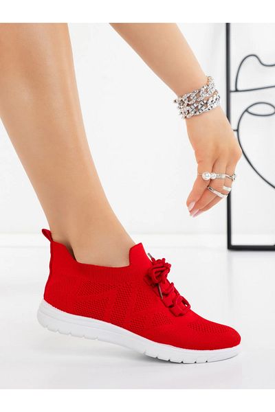 mei Women's Sneakers 5YA12 Red