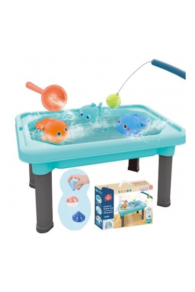 woopie Jucarie pentru copii Masa de pescuit 3 in 1 WOOPIE, 6 piese, 3+ ani, A...