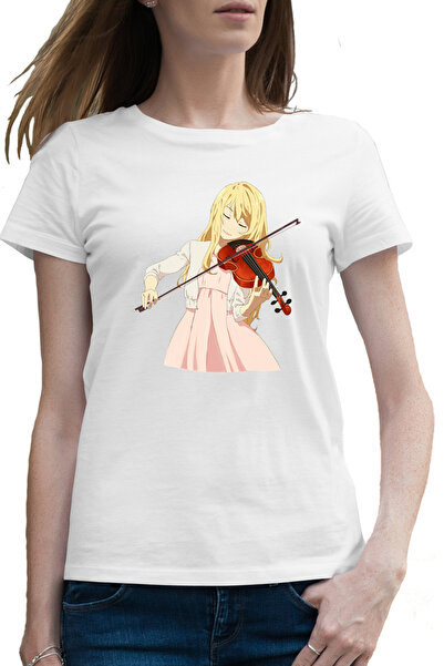 OEM Tricou femei Your Lie in April Kaori Vioara Iubire Anime