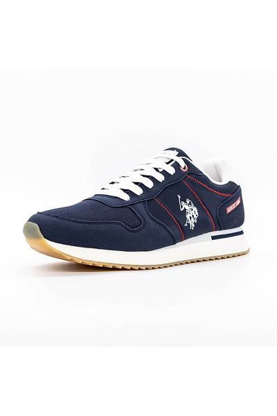 U.S. Polo Assn. Pantofi Sport Barbati ALTENA001M4HT1 Albastru inchis-Rosu U.S. POLO ASSN