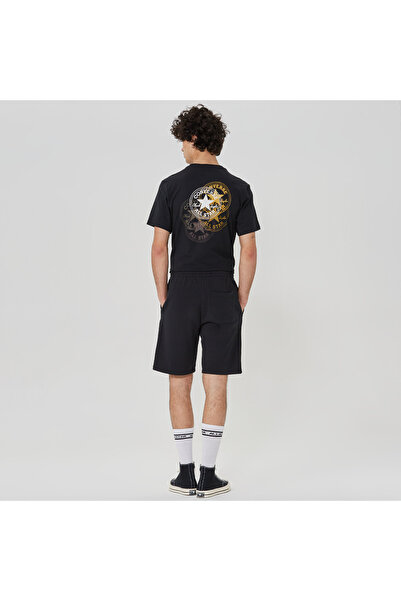 Converse Go-To Embroidered Star Chevron Fleece Unisex Siyah Şort