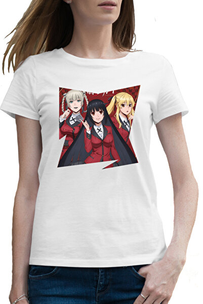 OEM Γυναικείο μπλουζάκι Kakegurui Κορίτσια Πόκερ Άνιμε Μάνγκα