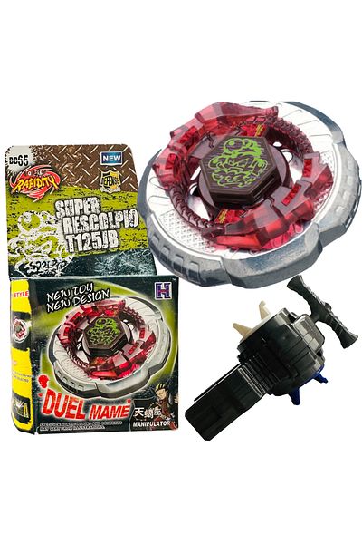 RAPIDITY Bb65 Beyblade Metal Fusion Rock Scorpio + 158-29