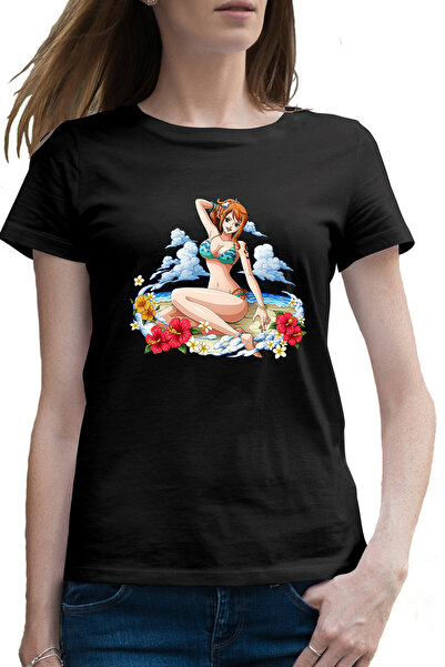 OEM Tricou femei Nami One Piece Cat Burglar Beach Anime