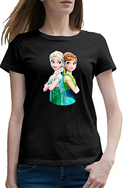 OEM Tricou femei Disney Elsa Frozen Ana Artwork