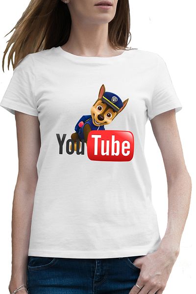 OEM Tricou femei Paw Patrol Youtube Creator Politist Youtuber