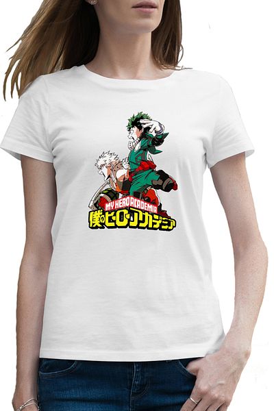 OEM Tricou femei Hero Academia Deku Katsuki Anime Manga