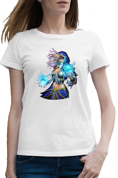 OEM Tricou femei Dota 2 Rylai Crystal Maiden Hero Ice
