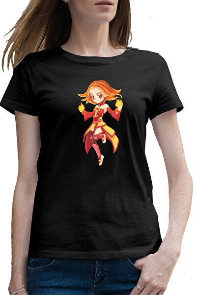 OEM Tricou femei Dota 2 Lina Slayer Hero Magical Damage Chibi