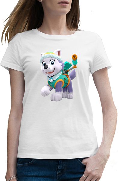 OEM Tricou femei Paw Patrol Husky Siberian Catelus Brawl Stars