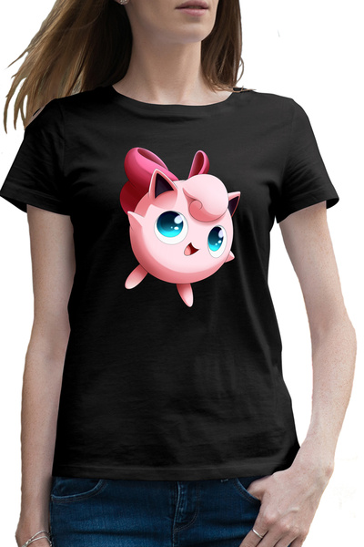 OEM Tricou femei Pokemon Jigglypuff Plus Cards Swords