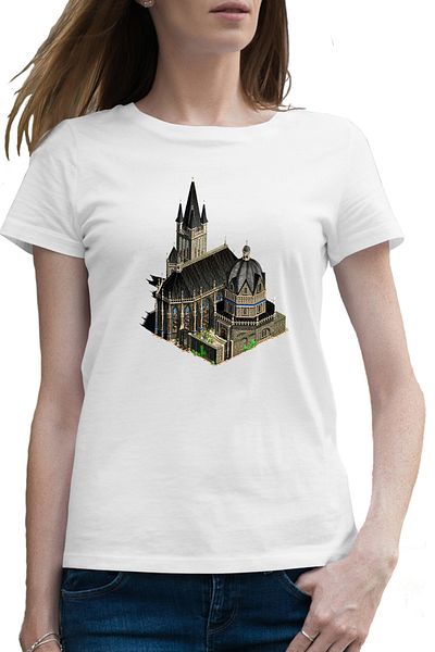 OEM Tricou femei Age of Empires Catedrala Biserica The Forgotten Mod