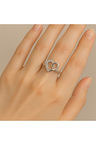 BY YASİN TOPÇU خاتم من الفولاذ على شكل دورة القلب