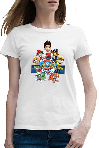 OEM Tricou femei Paw Patrol Logo Game Catelusi Politisti