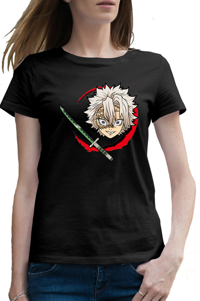 OEM Tricou femei Demon Slayer Sanemi Bebe Samurai
