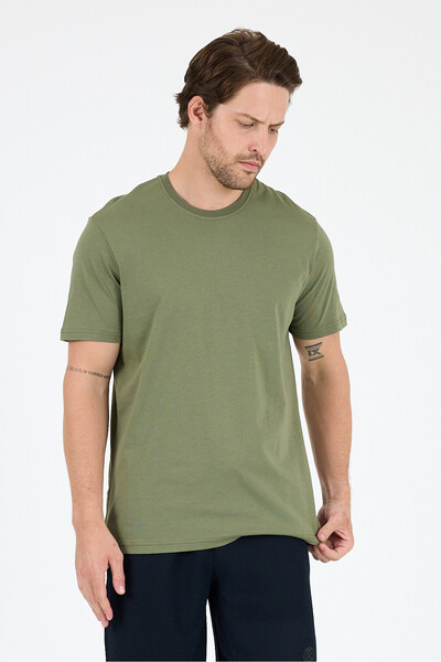 Rodi Men's Cotton Crew Neck Short Sleeve Solid T-Shirt Comfortable and Stylish Casual Men's T-Shirt 0169