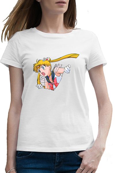 OEM Tricou femei Sailor Moon Usagi Tsukino Anime Manga
