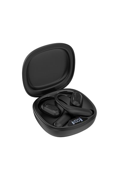 CHOETECH Słuchawki douszne OWS bezprzewodowe TWS Bluetooth 5.3 - czarne