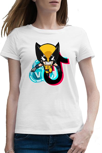OEM Tricou femei Wolverine XMen Fortnite VBucks Tiktok