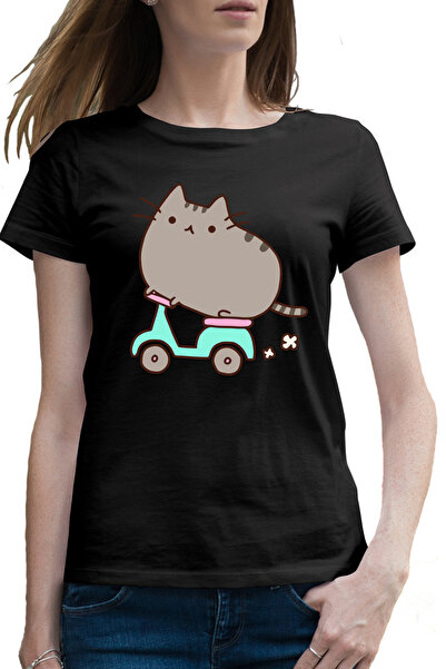 OEM Tricou femei Pusheen Cat Scuter Pisica Valentine's Day Love