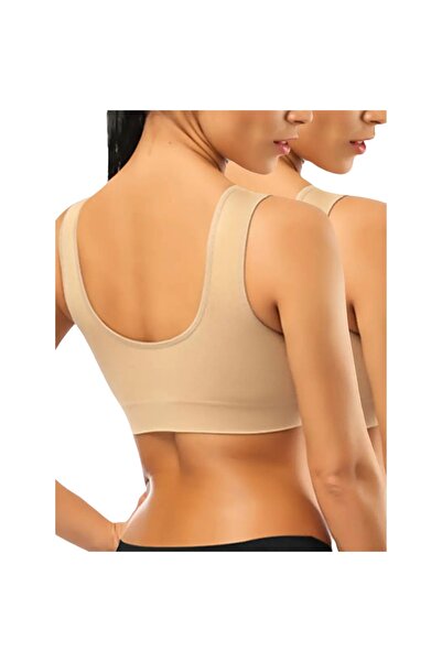 EMBA KORSE Ενίσχυση στήθους Χοντρό λουράκι χωρίς μαξιλαράκι Σουτιέν Κορσέ Αθλητικό σουτιέν Bustier Half Athlete