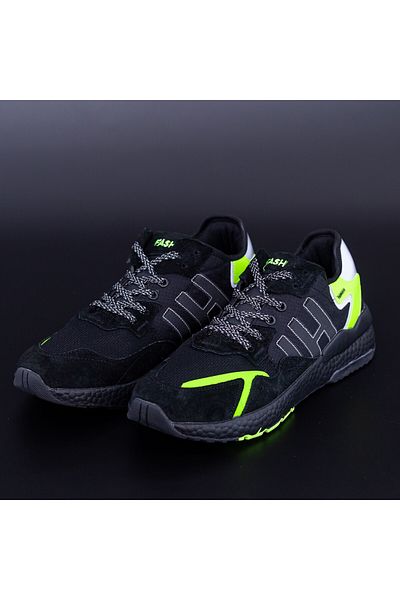 DCF68 Men's Sports Shoes D-1-5 Black-Green