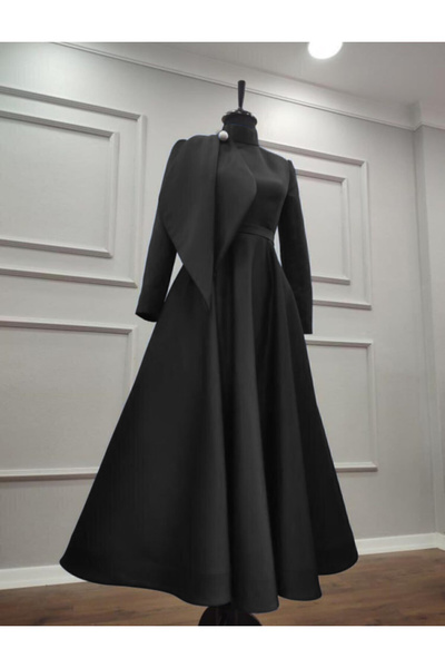 sade abiye Damla Model Inci Detaylı Lacivert