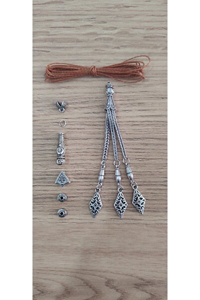 QELA COLLECTION Tesbih Püskül Yapım Seti- Tesbih Püskülü- 1 Adet Tesbih Yapab...
