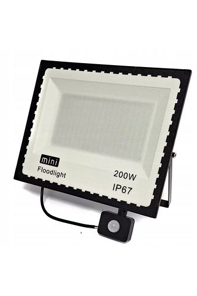 Alinna Halogen LED Z CZUJNIKIEM ruchu 200W naświetlacz IP