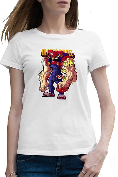 OEM Tricou femei Super Mario Bros Demon Evil Joker Kart