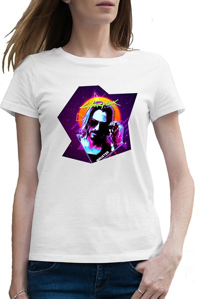 OEM Tricou femei Cyberpunk 2077 Keanu Reeves