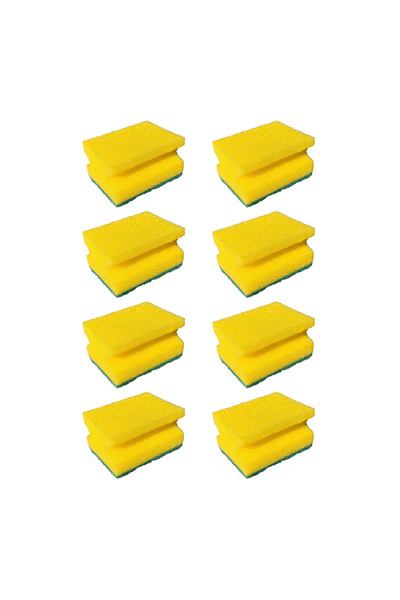 flores Set 8 bureti pentru vase, galben, 90 x 67 x 45 mm