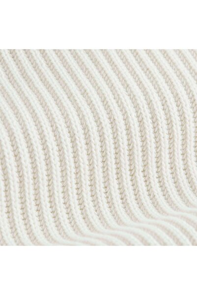 Calvin Klein CK INTARSIA LOOSE SW Kadın Krem Elbise