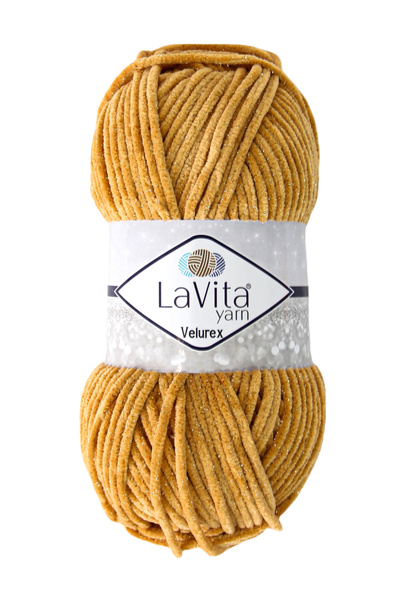 LaVita Yarn Velurex Simli Νήμα Πλεξίματος στο χέρι 90% Πολυεστέρας 10% Lurex ...