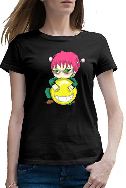 OEM Tricou femei Saiki K Chibi Bebe Anime Manga