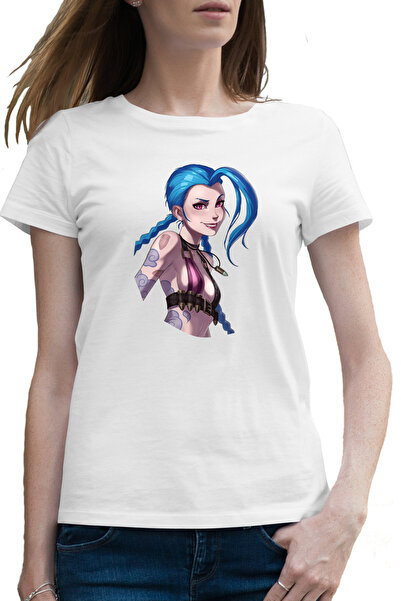 OEM Tricou femei Jinx League of Legends Champion TikTok
