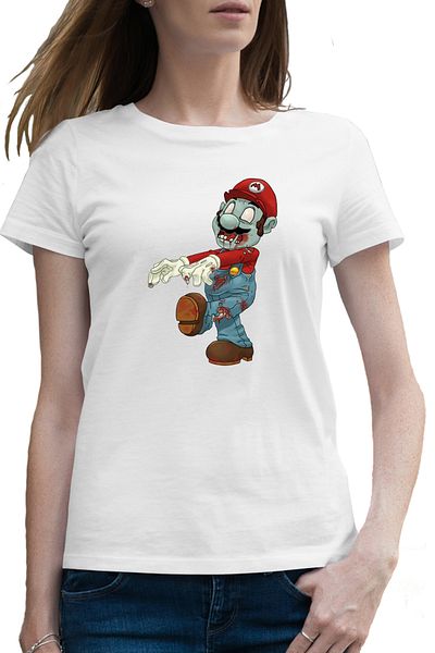OEM Tricou femei Super Mario Bros Call of Duty Zombies