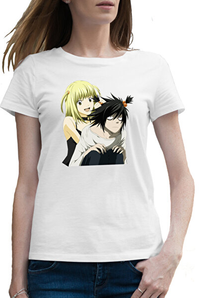 OEM Tricou femei Death Note L Detectiv Misa Amane Codite